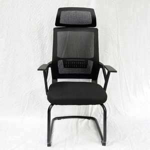 Chaise de bureau ergonomique en maille avec appui-tête réglable pour la maison, le bureau, l'atelier, la chambre - Product Image 3