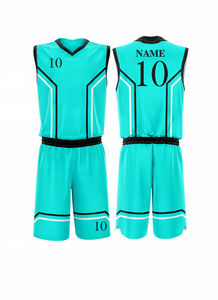 Tamaño 4XL uniforme de baloncesto con estilo impresión sublimada completa Jersey deportivo diseño de cuello transpirable conjunto directo de fábrica al por mayor - Product Image 2