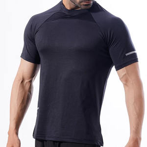 T-shirt de gymnastique personnalisé pour hommes Quick Mix Regular Fit Multi-Paneled Muscle Top Performance Design 220 Grammes Manches courtes Style ajusté - Product Image 2