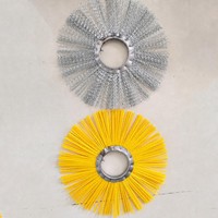 Brosse de balayage pour chargeuse compacte, équipement de construction de qualité, type Wafer, 20" 21" 22" 24" 26" 32" 36" 46"