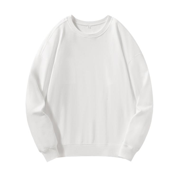 Wholesale Winter Casual Men's Neck Pullover Sweater Cotton Drop Shoulder Loose Fit Custom Logo Character Pattern Breathable
