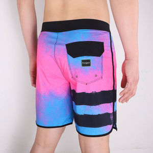 Short de bain à séchage rapide pour homme Maillot de bain respirant à cordon avec poches pour le surf Service OEM disponible - Product Image 2