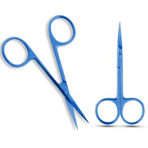 Ciseaux de manucure courbés de style russe en acier inoxydable, outil de beauté pour l'élimination des peaux mortes avec poignée, livré avec emballage - Product Image 5