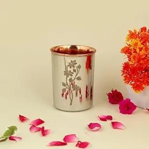 Ensemble de verre en cuivre rustique à sublimation, fait à la main, idéal pour les cocktails, les jus et l'eau par LUXURY CRAFTS - Product Image 6