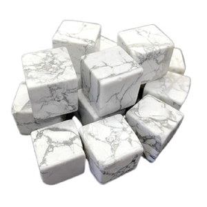 Cubo de piedras preciosas de hollita, piedra de cristal de Geometría Sagrada, Reiki curativo, propiedades geométricas, venta al por mayor - Product Image 1