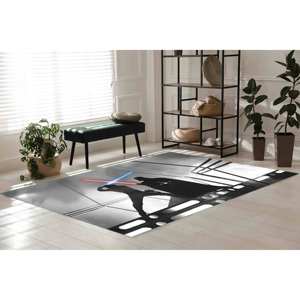Tapis Darth Vader contre Luke Skywalker : Décoration de bureau Star Wars, Tapis en chenille - Product Image 4