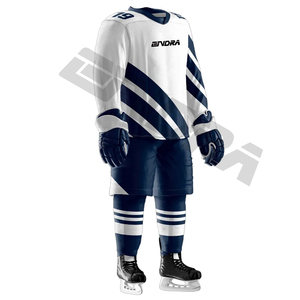 Meilleure vente 2024 pas cher en gros maillot de hockey sur glace vierge à capuche concevez votre propre uniforme de hockey sur glace - Product Image 3