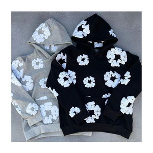 Hommes élégants Custom Made Puff Print Hoodies Factory Price Heavyweight Cotton Casual Streetwear Winter Thick Hoodie With 3D Print - Product Image 2