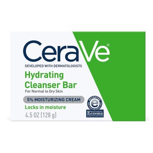 Ripristinare il bagliore con CeraV e idratante detergente Bar CeraV e idratante Bar realizzato con 97% estratti organici