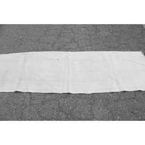 Alfombra Vintage Estilo Runner de 2.1x7.5 pies (64x230 cm), Alfombra Turca Blanca Sólida - Product Image 3