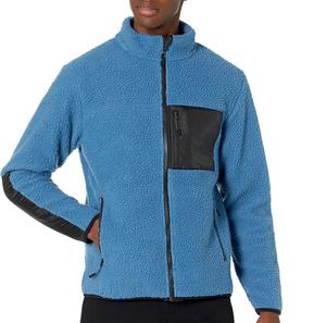 Shemax 2024 OEM New Fashion Made in Pakistan <b>Top</b> Quality Hot Selling Custom Wholesale Men's Bergen Sherpa <b>Fleece</b> Zipper Jacket - Product Image 4