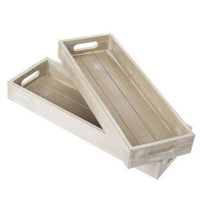 ถาดไม้สนทำมือยั่งยืนสำหรับร้านอาหารเสิร์ฟและตกแต่งโรงแรมขายตรงราคาโรงงาน - Product Image 4