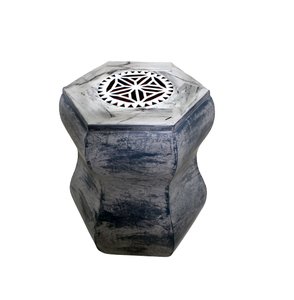 Bougeoir en aluminium de taille standard de lavage blanc de bougeoir de décoration de table pour la décoration à la maison faite à la main - Product Image 5