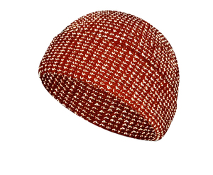 Gorro de calavera corto con patrón de puntos reflectantes de alta calidad 2025, gorro de melón cálido para invierno, gorros, estilo con puños para correr y ciclismo - Product Image 4