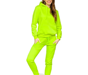 Survêtement pull lourd durable pour femmes meilleur Style motif solide manches complètes taux bon marché vente chaude vêtements actifs - Product Image 1