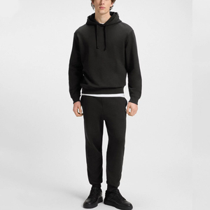 Ensemble de survêtement en coton pour homme avec sweat à capuche et jogging, ensemble deux pièces, survêtement décontracté avec logos personnalisables - Product Image 6