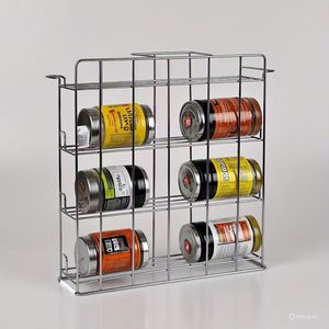 Estante de cocina doble de Metal marrón moderno de 2 niveles, organizador de almacenamiento de platos de especias para encimera de cocina - Product Image 6