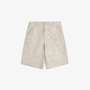 Pantalones Cortos de Trabajo de Verano para Hombre, Personalizados, 100% Algodón, Estilo Denim Recto, con Múltiples Bolsillos y Decoración Casual - Product Image 1