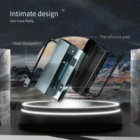 Steam Deck Stand 6 In1 Hub Stand avec ventilateur de refroidissement HD MI 4K 60hz Ethernet 1000M PD 3.0 Chargement rapide Steam Deck Docking Station