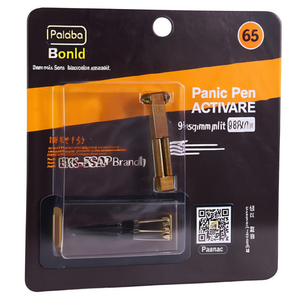Panic Pen Solid Square 9x89mm Split Pen BKS-FSAP Brand - Product Image 3