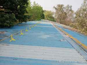 ระบบป้องกันการตกบนหลังคาแนวนอนทำจากสเตนเลสสตีลพร้อมห่วงปรับระดับความยาว2มิติความจุ50กก. - Product Image 3