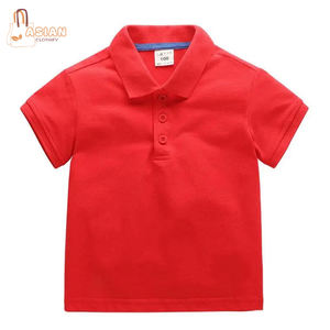 Polo pour enfant personnalisable de haute qualité, plusieurs couleurs, col rond, nouveau design, excellent tissu tricoté en polyester/coton, bon prix - Product Image 1