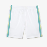 Shorts de sport d'été pour hommes en tissu de toile à séchage rapide à double couche, écologiques, avec cordon de serrage, pour le tennis, le badminton, le tennis de table
