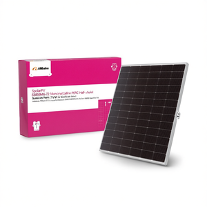 แผงโซลาร์เซลล์ SpolarPV SP385BSM6-72 550W โมโนคริสตัลไลน์ PERC แบบฮาล์ฟเซลล์ พร้อมกรอบอะลูมิเนียม ได้รับการรับรองมาตรฐาน TUV สำหรับใช้ในบ้าน - Product Image 2