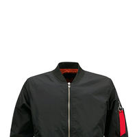 Veste bomber MA1 vintage pour homme personnalisée, 100% toile polyester, avec logo sur le devant