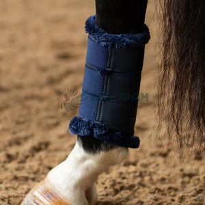Botas de cepillado absorbentes 2025 para caballos que proporcionan protección completa para tendones y fetlock hechas a medida en Pakistán para montar - Product Image 4