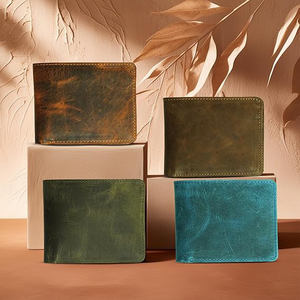 Diseño de logotipo personalizado para Cartera de hombre ligero longitud corta de cuero genuino de alta calidad hecho en fábrica con precio al por mayor - Product Image 5