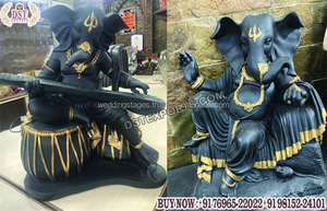 Mariage traditionnel Ganesha idole pour Foyer décor Unique mariage hindou événement entrée décor à la mode mariage bienvenue Ganesha décor - Product Image 3