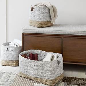 Panier de rangement tissé en jonc de mer multi-taille en gros avec cadre en métal nouveau design au Vietnam meilleur prix - Product Image 2