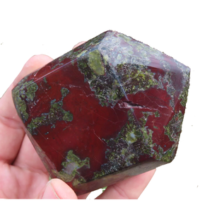 Base de corte de punto de piedra de sangre de dragón de alta calidad, punto de cristal, Belleza Natural curativa, es un maestro de decoración perfecto para el hogar o la oficina - Product Image 5