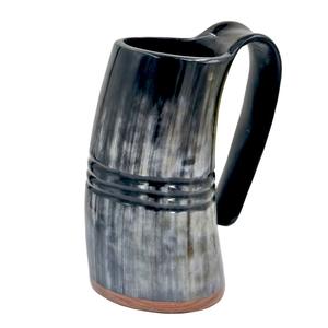 Buffalo Horn Mug Viking Horn Tankard Handcrafted Unique Horn Mug Personal Handmade Drinkware Lowest Price - Product Image 2