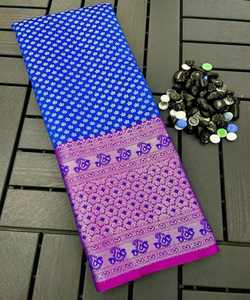 Saree élégant en soie avec pierre jacquard et broderie à la main pour mariage et événements spéciaux prix de gros - Product Image 6