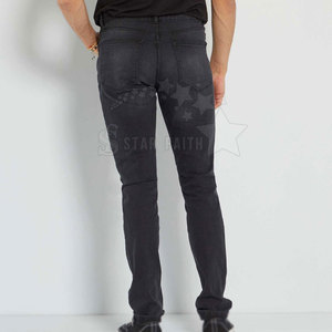 Pantalones vaqueros de moda para hombre, pantalones informales elásticos ajustados, ropa de calle moderna, ropa de diario, pantalones vaqueros de alta calidad para hombre - Product Image 4