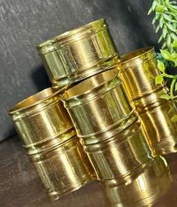 Rattan Napkin Rings Wicker Table Decor Stylish Napkin Rings for Elegant Dining Experience - Product Image 2