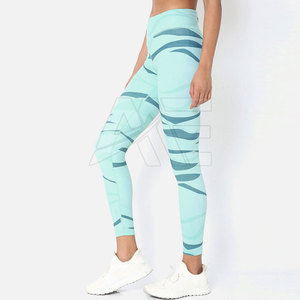 กางเกงเลกกิ้งใส่เล่นโยคะของผู้หญิงเอวยางยืดพิมพ์ลายซับลิเมชัน - Product Image 2