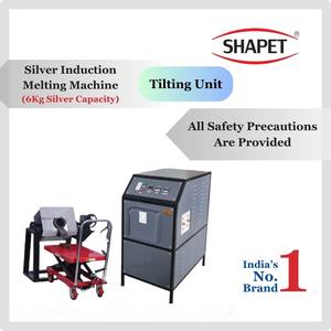 เครื่องหลอมแบบเหนี่ยวนำแม่เหล็กไฟฟ้าขนาด 300 กก. พร้อมอุปกรณ์ทำความเย็นระดับพรีเมียม แรงดันไฟฟ้า 415V AC กำลังไฟ 10-40kW - Product Image 4