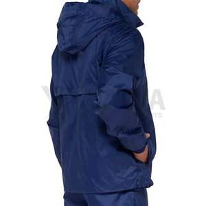 Veste de pluie matelassée en toile d'hiver unisexe en polyester/coton à capuche coupe-vent grande taille adulte - Product Image 5