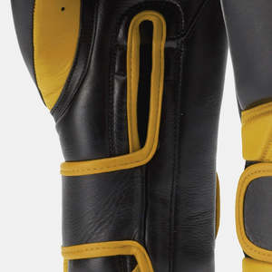 Guantes de boxeo de cuero PU con logotipo personalizado para entrenamiento de combate Muay Thai y MMA OEM/ODM disponibles - Product Image 5