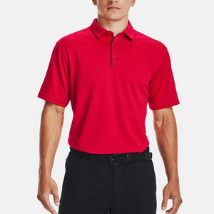 Camiseta Deportiva de Algodón 100% de Secado Rápido y Color Brillante Estampada al por Mayor para Golf con Bolsillo para Hombre - Product Image 1