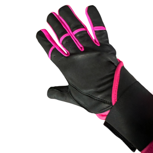 Vente en gros de gants de frappeur de baseball softball en cuir souple combinaison de couleurs unique gants de baseball softball à manchette longue - Product Image 4