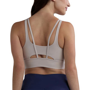 Haute qualité femmes sport soutien-gorge avant antichoc respirant course gilet sans couture Yoga Gym vêtements de sport imprimé entraînement Yoga soutien-gorge - Product Image 3