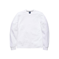 Sweat-shirt à col rond pour homme, 100% coton, manches longues, coupe classique, décontracté, hiver, avec broderie et polaire anti-boulochage
