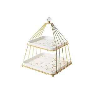 Round <b>Cake</b> <b>Stands</b> Metal Cupcake Holder Dessert Table Display Set for Wedding Birthday Party Baby Shower Celebration - Product Image 1