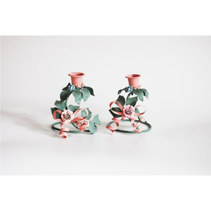 Centre de table de mariage de luxe, candélabre floral en métal, vente en gros, style jardin, porte-bougie pour événements et décoration d'hôtel - Product Image 4