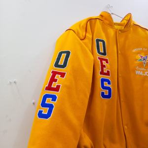 New Varsity Jackets OES Jackets Masonic Latter Women Jacket OES Yellow-HSE - Product Image 4
