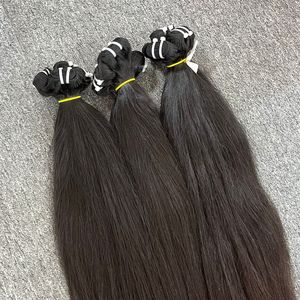 Vente en gros 100% vierges vietnamiennes naturelles droites en vrac perruques de cheveux humains dans toutes les couleurs avec dentelle transparente - Product Image 1